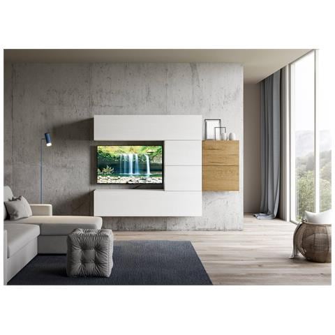 Composizione Parete Soggiorno A24 L.234 H.160 P.39,2 - Foto 2