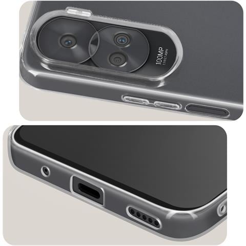 Cover Per Honor 90 Lite Silicone 0,5 Mm Anti-ingiallimento - Foto 2