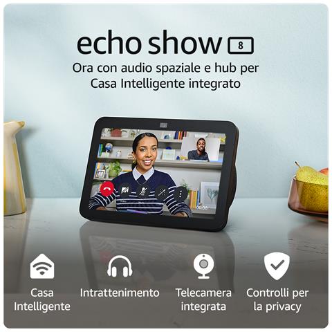 Tablet Amazon Echo Show 8 3rd Gen 8' Nero - Foto 7