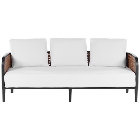 Set Da Giardino 5 Posti Alluminio Bianco Sporco Montefalco - Foto 2