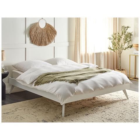 Letto Senza Testata Berric 180 X 200 Cm Bianco - Foto 1