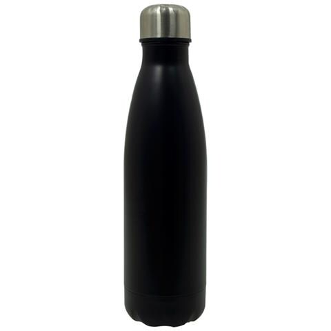 Borraccia Termica Travel Tinta Unita 500ml Bottiglia Acqua Thermos Bevande Borraccia Nero - Foto 1