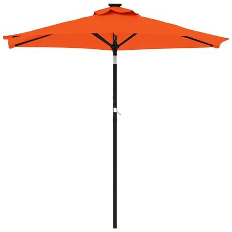 Ombrellone Giardino Con Palo Acciaio Terracotta 225x225x212 Cm - Foto 3