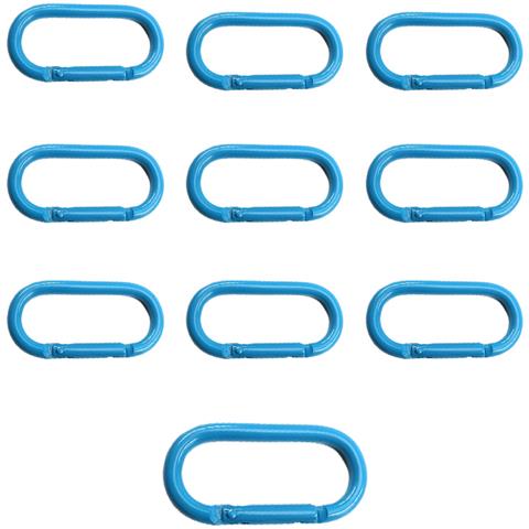 Set Di 10 Moschettoni Blue - Foto 1