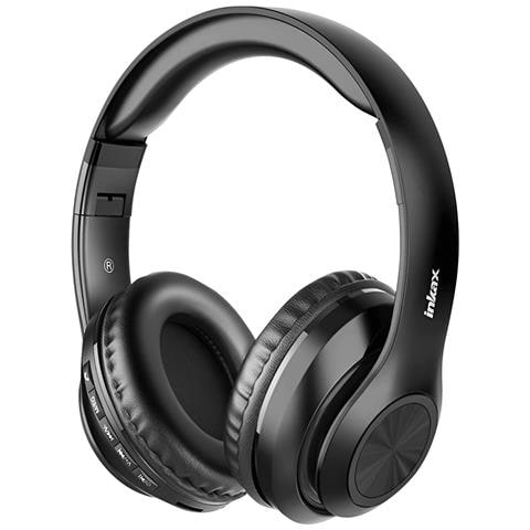 Cuffie a Padiglione HP-55 Pieghevoli con Bluetooth Microfono Incorporato Colore Nero - Foto 1