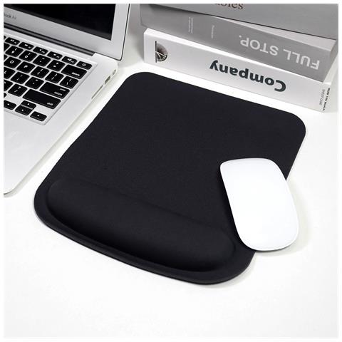 Tappetino Per Mouse Ergonomico Con Poggiapolsi Black - Foto 3