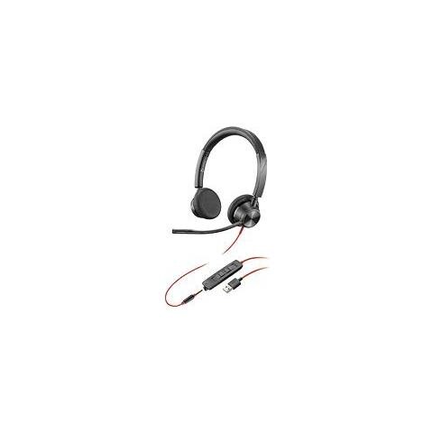 Blackwire 3320 Auricolare Cablato Ufficio USB-C Nero - Foto 1