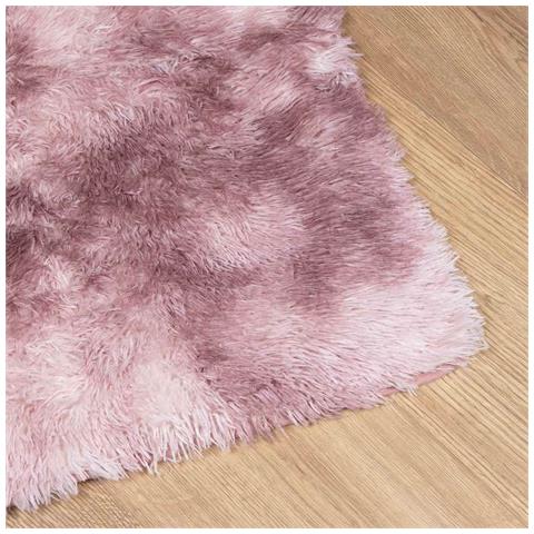 Tappeto Shaggy a Pelo Lungo NAVARRA Rosa Antico 240x340 cm - Foto 2