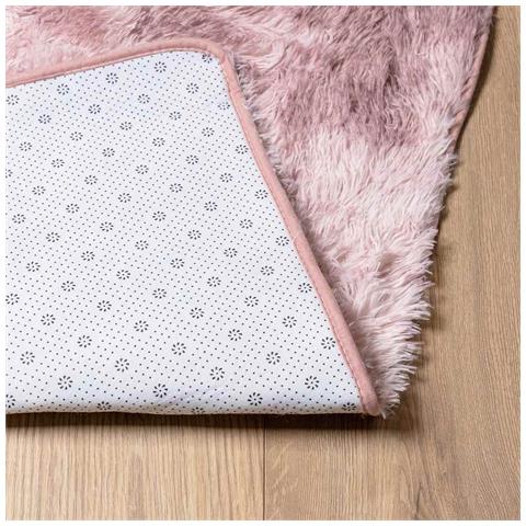 Tappeto Shaggy a Pelo Lungo NAVARRA Rosa Antico 240x340 cm - Foto 9