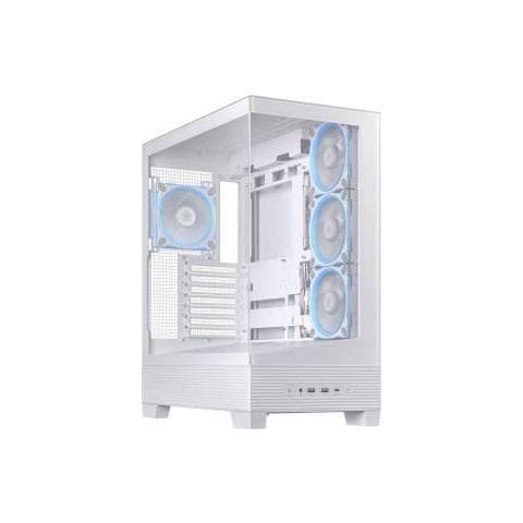 A31 Plus White Middle Tower Vetro Temperato No-Power ATX /mATX /Mini-ITX - Foto 1