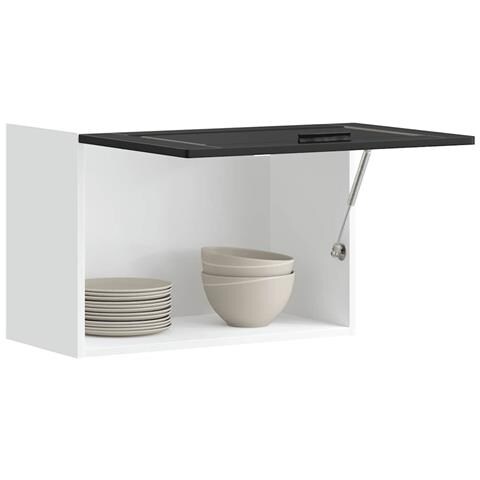 Pensile Da Cucina Porto Nero In Legno Multistrato - Foto 1