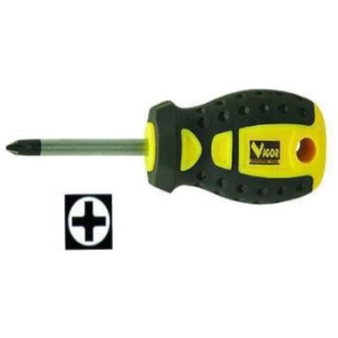 Vigor - Cacciavite Nano A Croce In Acciaio Cromo Vanadio 4x40mm - Foto 1