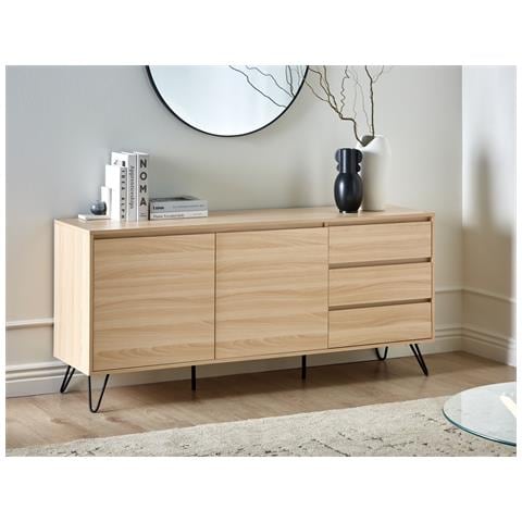Credenza A 2 Ante Cardigan Marrone Chiaro - Foto 1