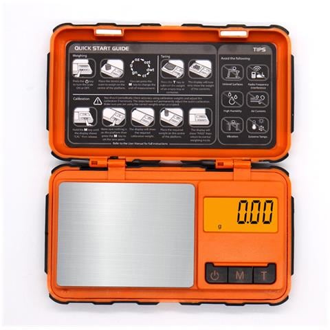 Bilancia Digitale Ad Alta Precisione - Capacità 100g, Precisione 0.01g Orange - Foto 2