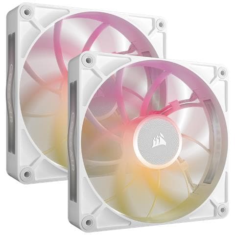 Ventole RGB iCUE LINK RX140 MAX RGB 14 cm Kit 2 Pezzi Case PC Colore Bianco - Foto 1