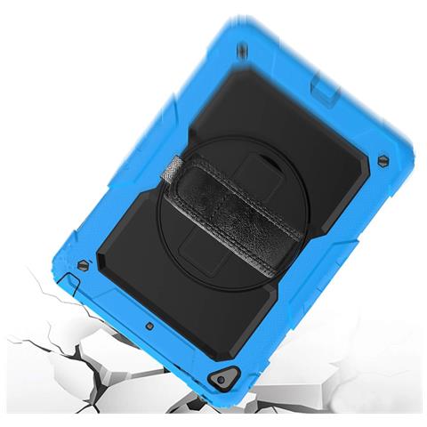 Custodia Per Ipad Air 3/pro 10.5"" Con Supporto E Tracolla Blu - Foto 2