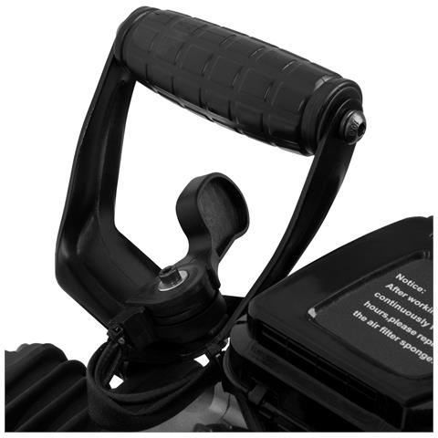 Martello Demolitore, Martello Perforatore, Martello Scalpello A Benzina 2,5 Cv, Motore 2 Tempi 52 Cc, 700-1500 Colpi/min, 20-55 Joule, Attacco Sds Hex Esagonale, Incluso Scalpello A Punta E Piatto 30 Mm X 390 Mm E Utensili - Foto 2