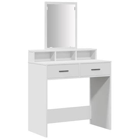 Tolettiera con Cassetti Bianca 79x41x140 cm - Foto 1