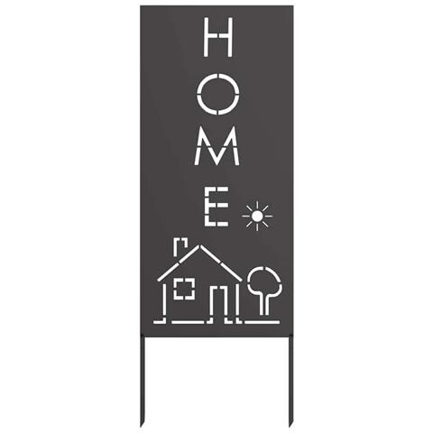 Pannello Decorativo da Giardino Nero 50 x 140 cm - Foto 1