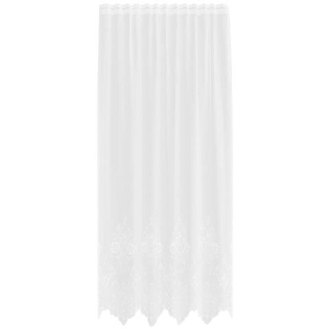 Tende con tende Floreale Bianco 150 x 240 cm Poliestere - Foto 1