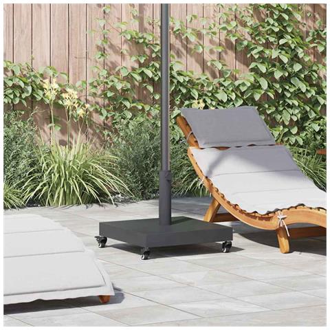 Base per Ombrello da Esterno Grigio scuro 45 x 45 x 31.5 cm - Foto 2