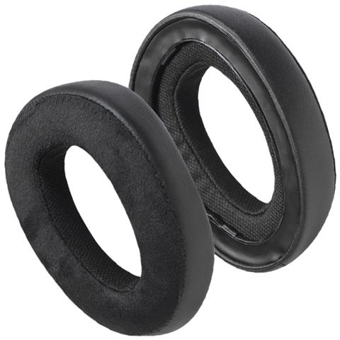 Cuscinetti Di Ricambio Compatibili Con Cuffie Epos H3 E H3pro Hybrid - Velluto Nero E Pelle (2 Pezzi) - Foto 2