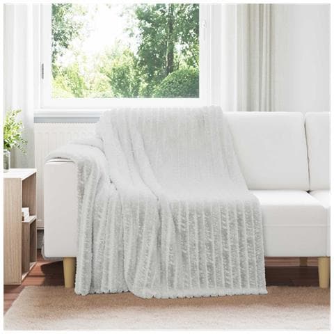 Coperta Grigio 200 x 150 cm Panno - Foto 2