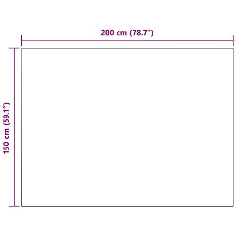 Coperta Grigio 200 x 150 cm Panno - Foto 9