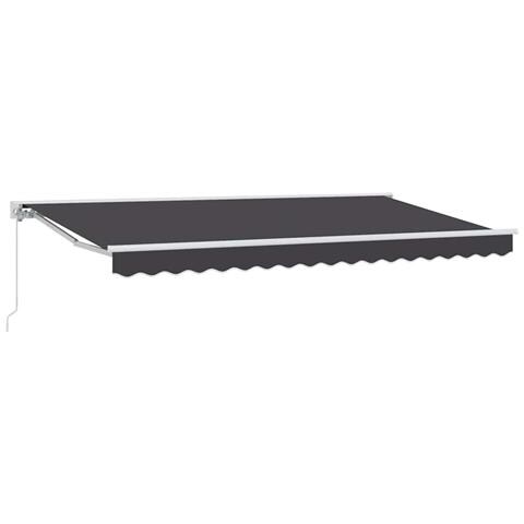 Tenda Retrattile Antracite 400 x 200 cm Poliestere e Metallo - Foto 1