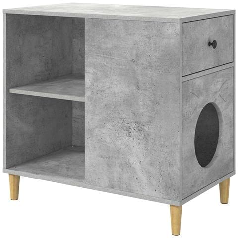 Casa per Gatti Calcestruzzo 72 x 42.5 x 70 cm Legno multistrato - Foto 1