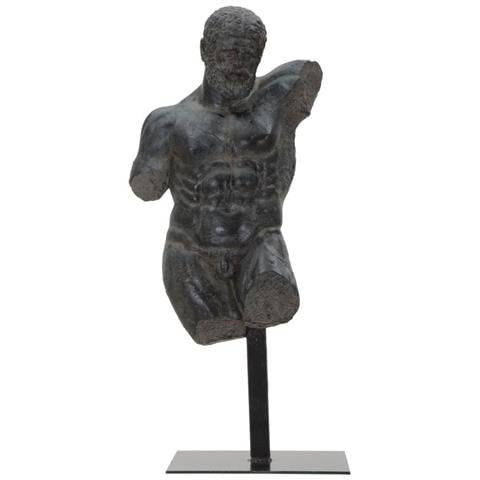 Scultura Museum Man Busto Maschile In Resina Effetto Pietra - Foto 1