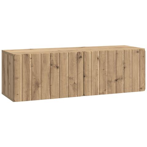 Mobile Porta TV da Muro Rovere Artigianale 98 x 31 x 30 cm - Foto 1