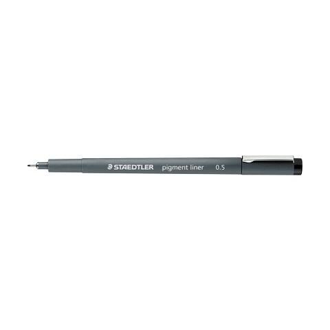 pz. 1 Fineliner punta graduatapigment liner nero 308 08-9 - Foto 1