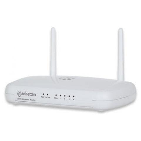 Router Wireless 300 Mbps 4 Porte LAN Fast Ethernet + 1 Porta WAN Colore Bianco - Foto 1