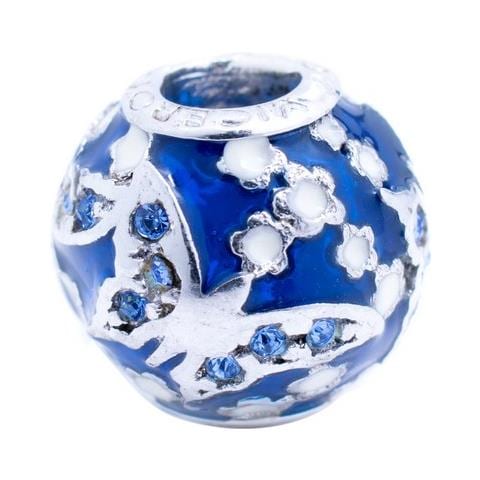 Gioielleria Vmm0232-33. Decorazione, Colore Bianco Blu Argento. Donna. - In ordine - Foto 1