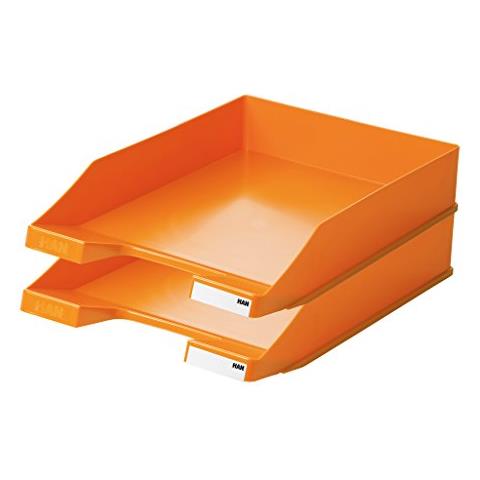 Vaschetta Portacorrispondenza, Din A4 / c4, Impilabile, Stabile, Modern, Trend Colour Orange - Foto 2