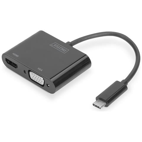 USB Type C to HDMI + VGA Adapter 4K / 30Hz - Foto 1