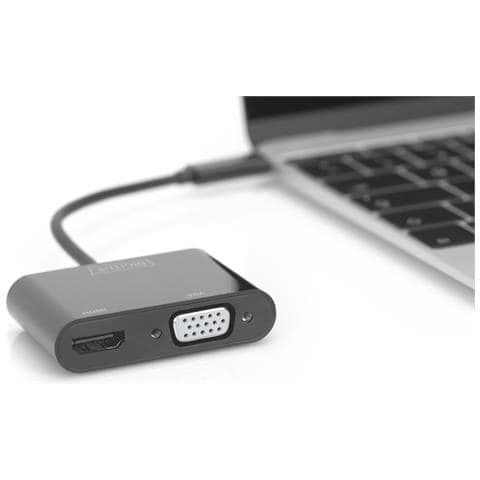 USB Type C to HDMI + VGA Adapter 4K / 30Hz - Foto 2