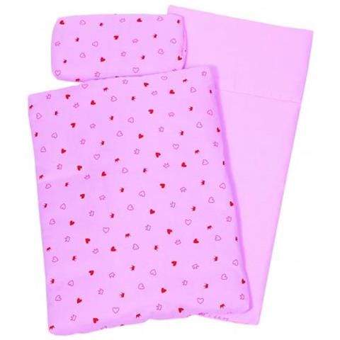 Letto Bambola Cuori Rosa E Kroontjes - Foto 1