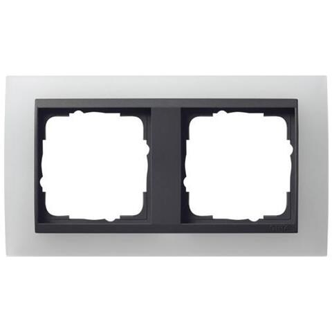 Event Opak Antracite, Bianco Placca Per Interruttori E Coperchio Per Presa - Foto 1