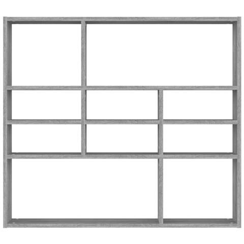 Mensola A Muro Grigio Sonoma 90x16x78 Cm In Legno Multistrato - Foto 6