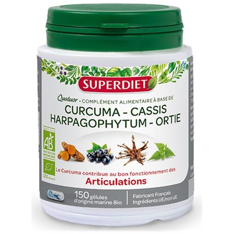 Quartetto Articolazioni Curcuma Bio 150 Capsule - Foto 1