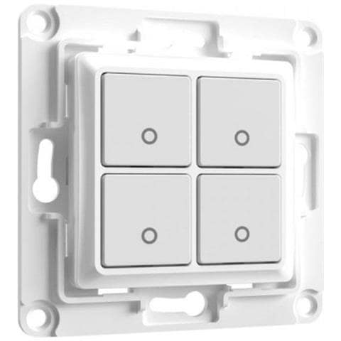 Wall switch 4 - Interruttore da parete 4 tasti bianco - Foto 1