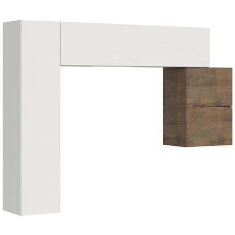 Composizione Parete Soggiorno A25 L.204 H.173,6 P.39,2 - Foto 3