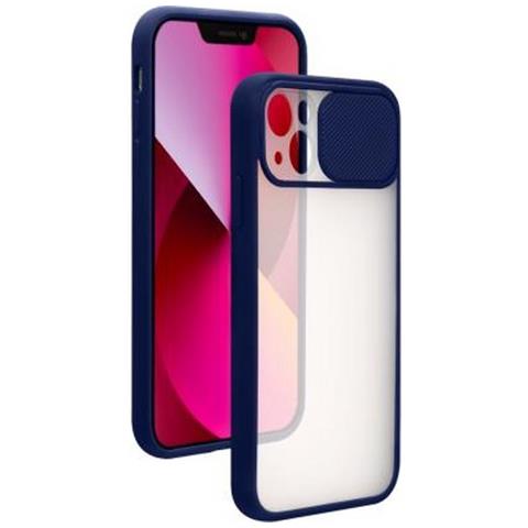 Cover Per Iphone 13 Con Cover Scorrevole Per Fotocamera, Blu - Foto 1