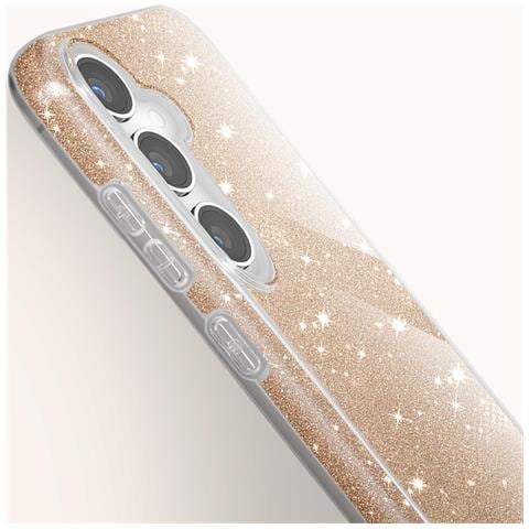 Cover Per Samsung Galaxy S24 Plus Paillette Silicone Semi-rigido Fina - Foto 5