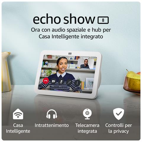 Tablet Amazon Echo Show 8 3rd Gen Bianco - Foto 7