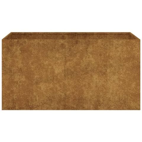 Fioriera 80x40x40 cm in Acciaio Corten - Foto 2