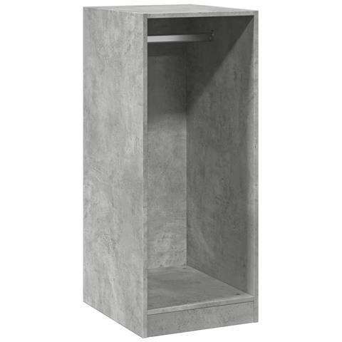 Armadio Grigio Cemento 48x41x102 Cm In Legno Multistrato - Foto 2