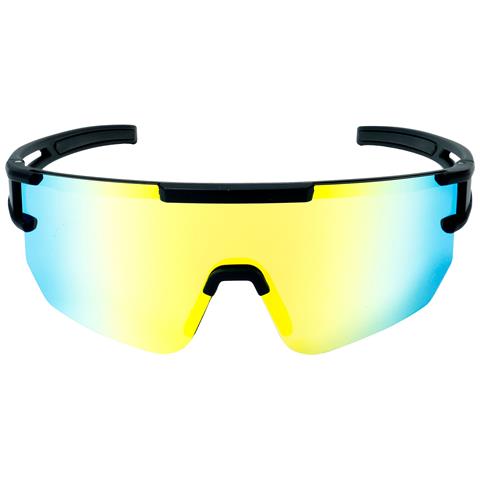Sunspark Occhiali Da Sole Sportivi Nero /verde Dorato - Foto 3
